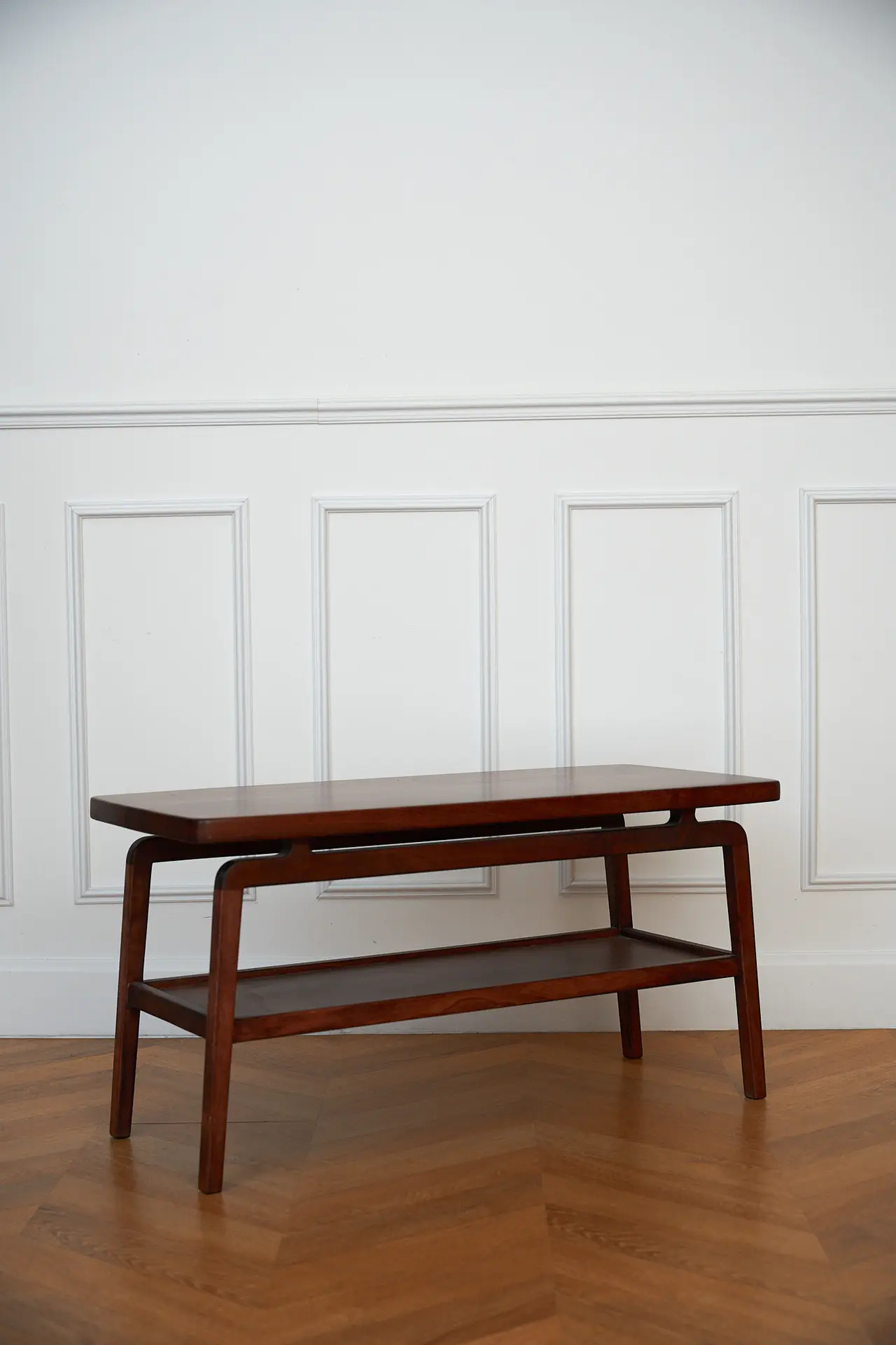 Table basse en noyer