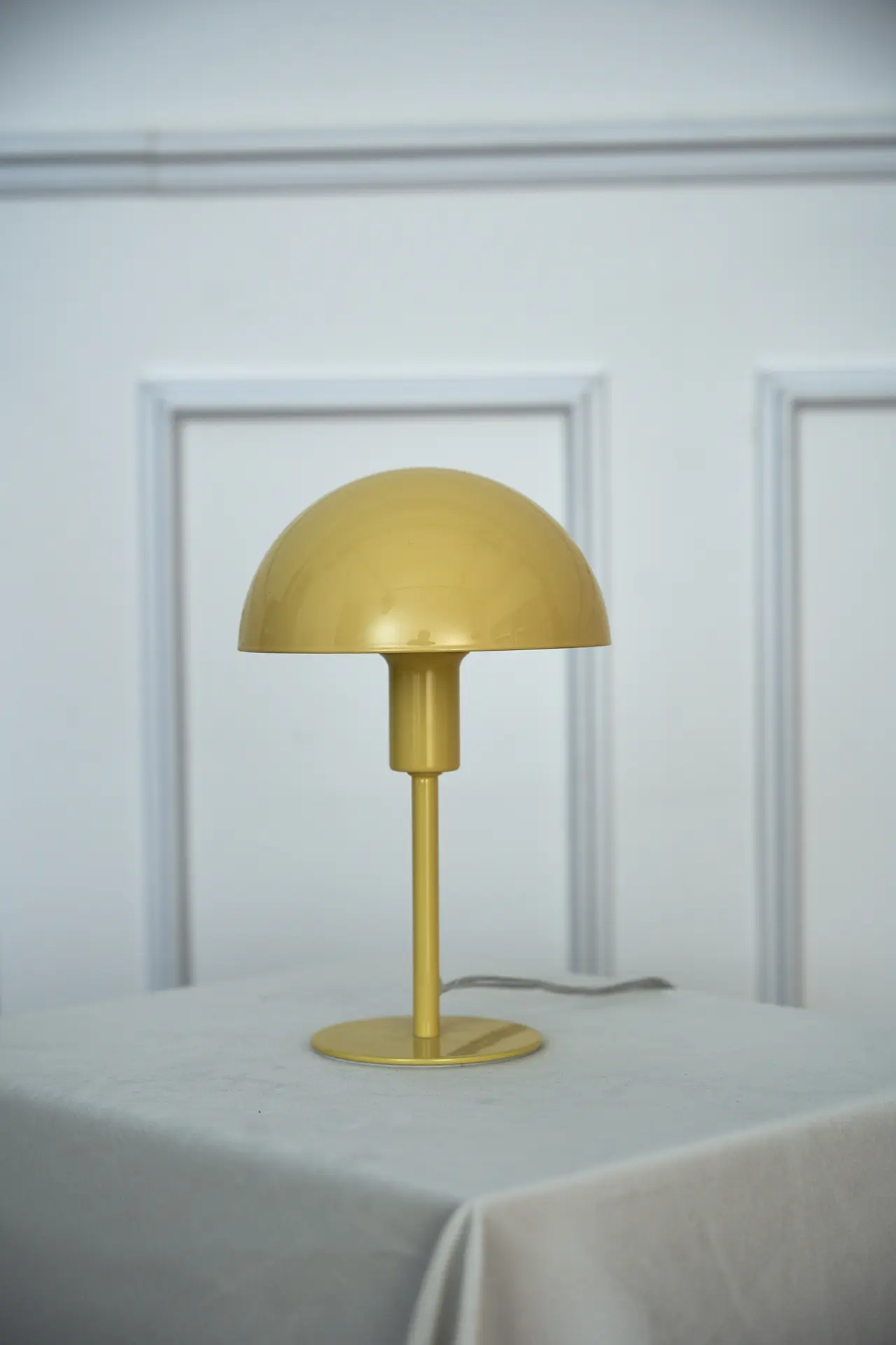 Lampe champignon jaune