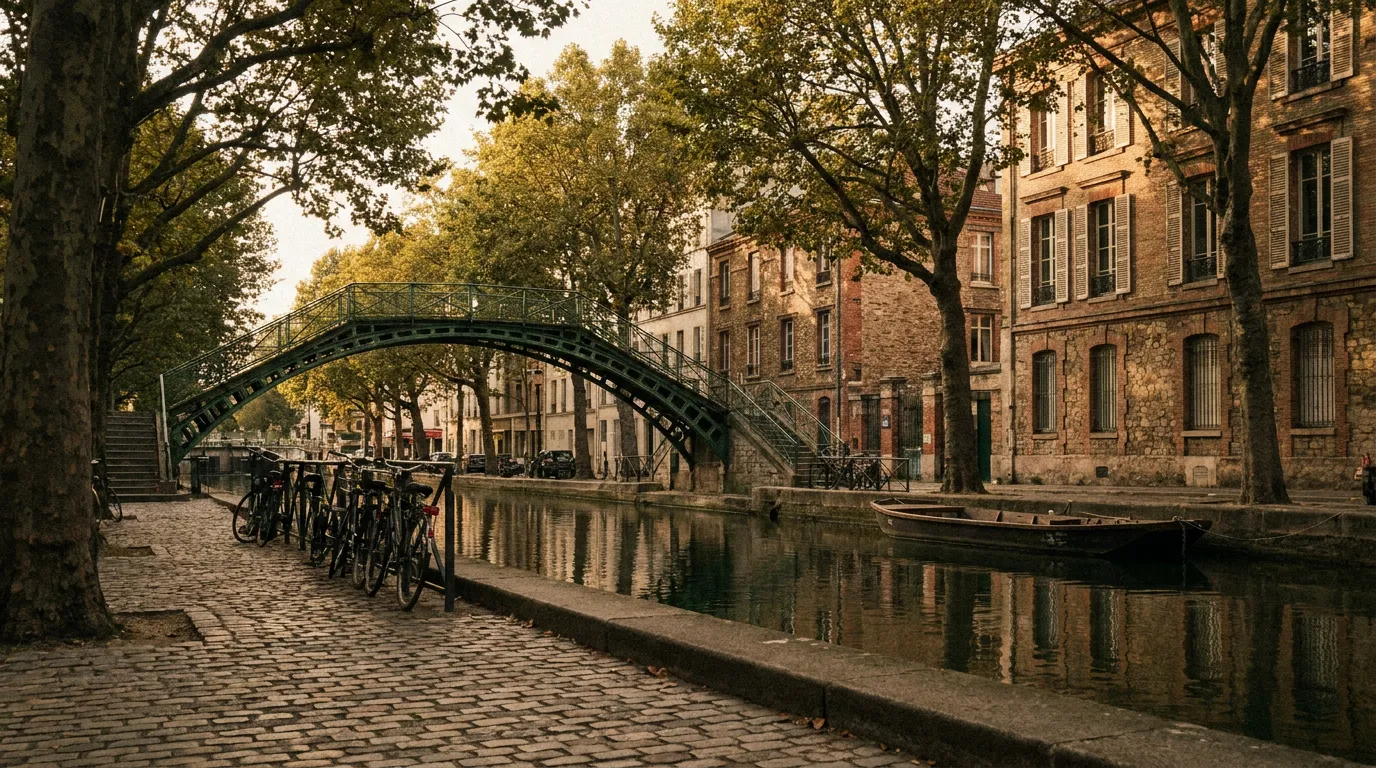 Canal Saint-Martin et ses passerelles, Paris 10e