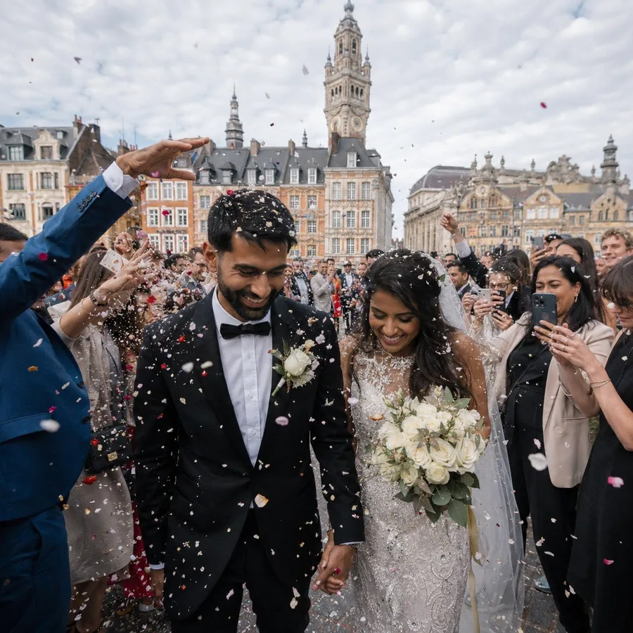 Première danse des mariés à Lille