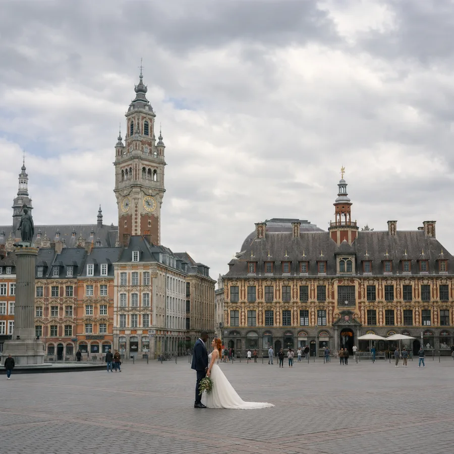 Cérémonie de mariage en mairie à Lille