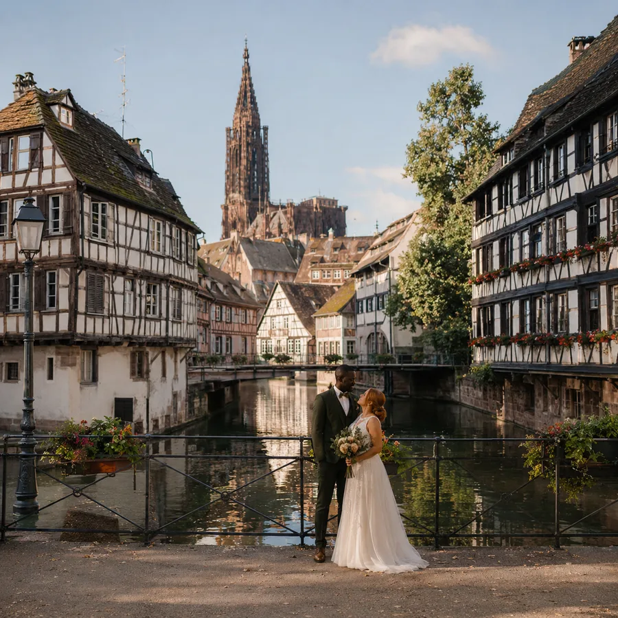 Cérémonie de mariage en mairie à Strasbourg