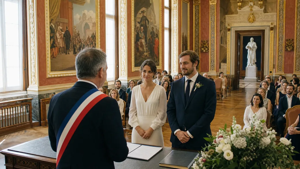 Cérémonie de mariage en mairie à Toulouse