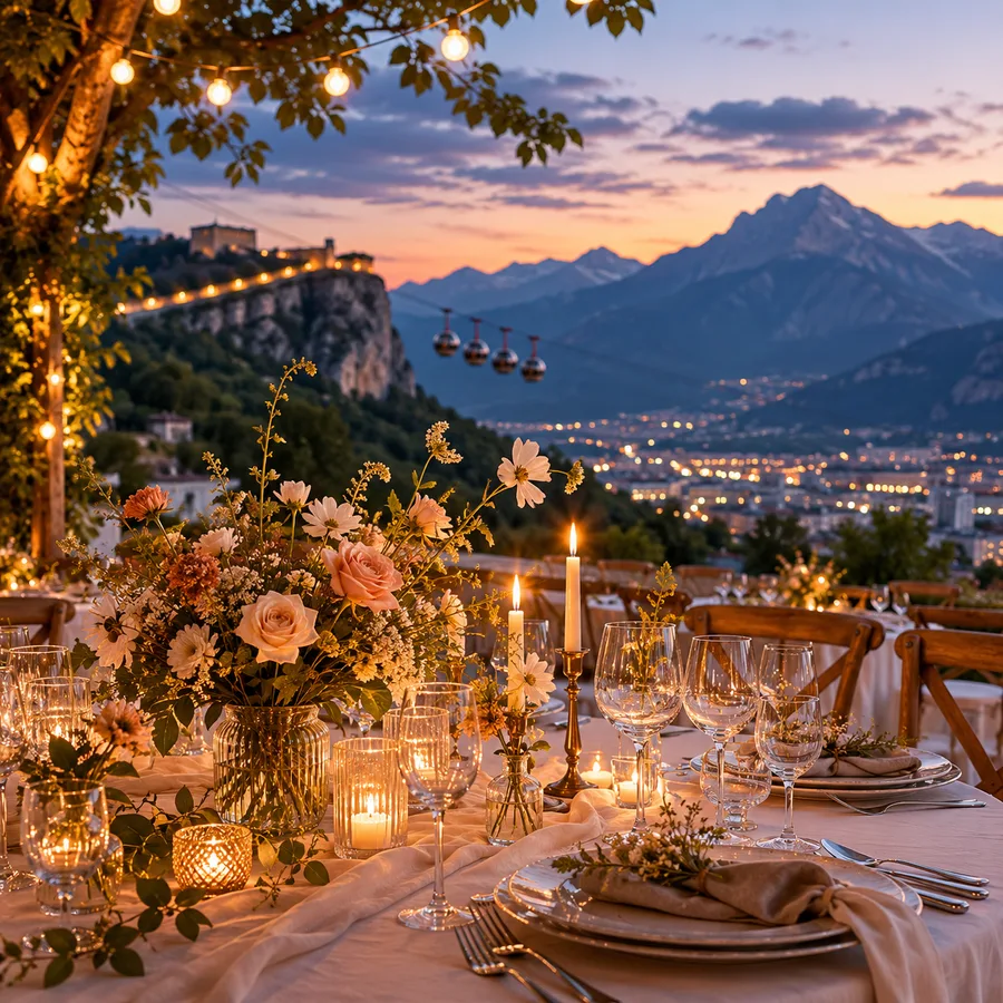 Invités sur la piste de danse, mariage à Grenoble