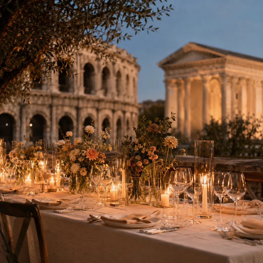 Invités sur la piste de danse, mariage à Nîmes