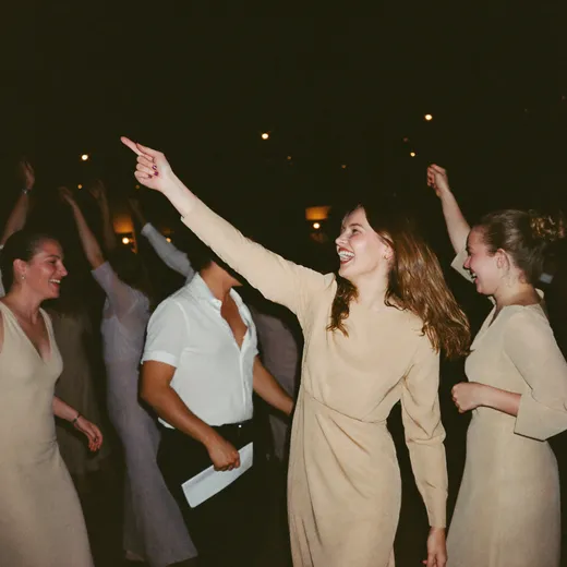 Invités sur la piste de danse, mariage à Paris