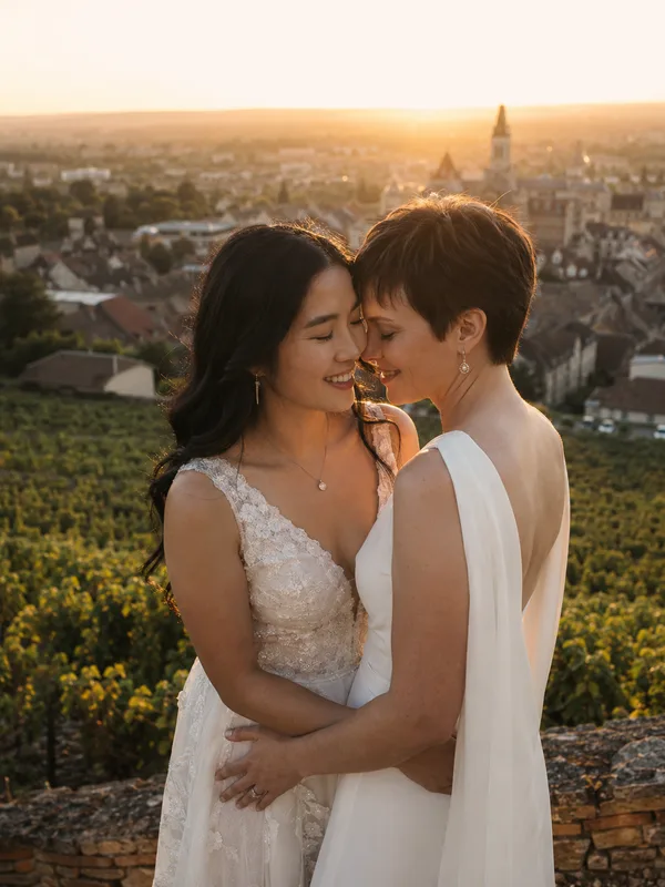 Mariage en argentique à Dijon