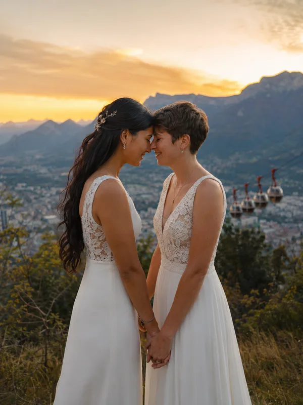 Mariage en argentique à Grenoble