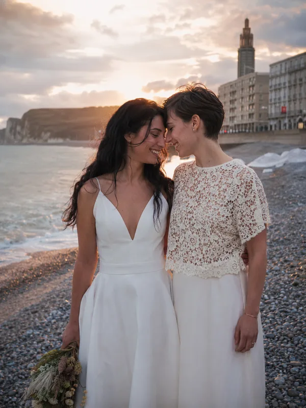 Mariage en argentique au Havre