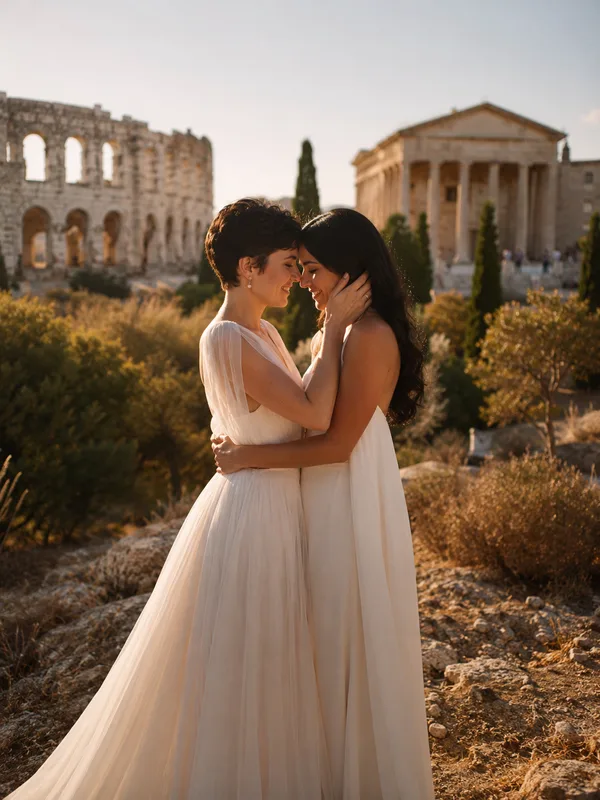 Mariage en argentique à Nîmes