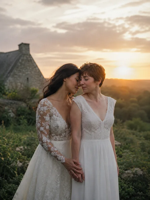 Mariage en argentique à Rennes