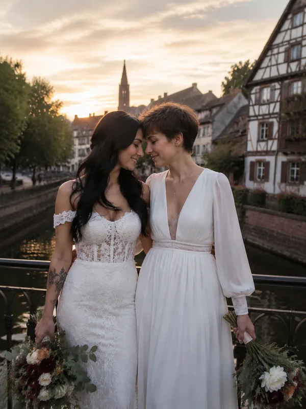 Mariage en argentique à Strasbourg