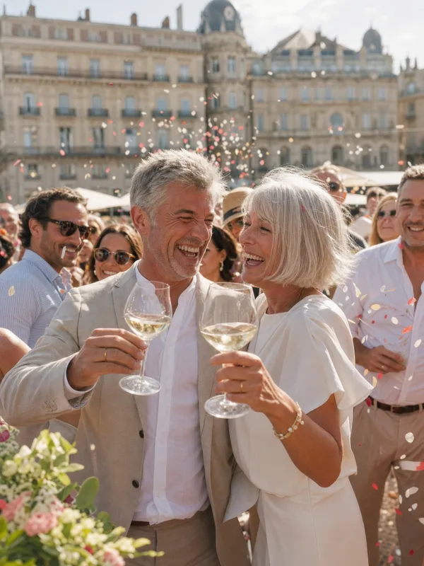 Mariage classique et intemporel à Montpellier